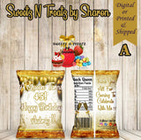 ADULT BIRTHDAY CHIP BAG Custom Favorz by Sharon