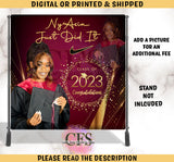 ANY SCHOOL GRADUATION BACKDROP Custom Favorz by Sharon