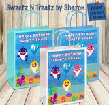 BABY SHARK GIFT BAGS Custom Favorz by Sharon