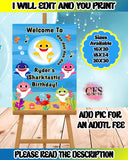 BABY SHARK WELCOME SIGN - DIGITAL ONLY