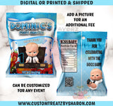 BOSS BABY BOY FRUIT SNACKS Custom Favorz by Sharon