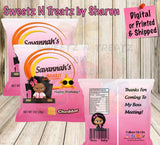 BOSS BABY GIRL GOLD FISH SNACKS Custom Favorz by Sharon