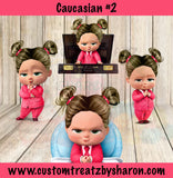 BOSS BABY GIRL PARTY AND CHARGER PLATE INSERT Custom Favorz by Sharon