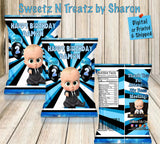 Boss Baby Boy Custom Chip Bag Custom Favorz by Sharon