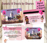 Boss Baby Corp Girl Credit Card Invite Custom Favorz by Sharon