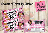 Boss Baby Girl Cookie Bags - Chips Ahoy - Oreos - Famous Amos Custom Favorz by Sharon