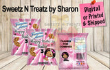 Boss Baby Girl Cookie Bags - Chips Ahoy - Oreos - Famous Amos Custom Favorz by Sharon