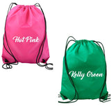 CHARACTER DRAWSTRING BACK PACK Custom Favorz by Sharon