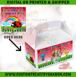 COCOMELON WATERMELON GABLE BOX & LABELS Custom Favorz by Sharon
