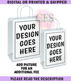 CUSTOM DESIGNED GIFT BAG LABELS