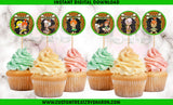 Caucasian Pebbles & Bamm Cupcake Toppers - Instant Download Custom Favorz by Sharon