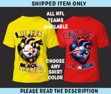 SPORTS FOOTBALL "I BLEED" TEES