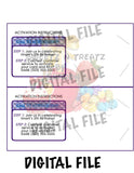 FROZEN Credit Card Invite Custom Favorz by Sharon