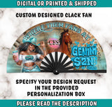 CUSTOM CLACK FANS | Customized Clack Fans | Printed | Shipped
