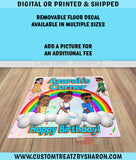 GRACIE'S CORNER REMOVABLE FLOOR DECAL Custom Favorz by Sharon