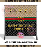 GUCCI BACKDROP Custom Favorz by Sharon