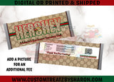 GUCCI THEMED HERSHEY LABELS Custom Favorz by Sharon