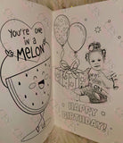 ONE IN A MELON COLORING BOOK Custom Favorz by Sharon