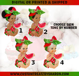 ONE IN A MELON WATER LABELS Custom Favorz by Sharon