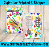 PAINT PARTY CHIP BAGS Custom Favorz by Sharon