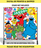 SESAME STREET BACKDROP