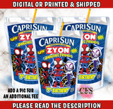 Spidey & His Amazing Friends Caprisun/Kool-Aid Jammer Juice Labels