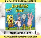 SPONGEBOB BACKDROP Custom Favorz by Sharon