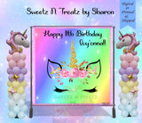 UNICORN BACKDROP Custom Favorz by Sharon