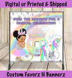 UNICORN PRINCESS INSPIRED BACKDROP Custom Favorz by Sharon