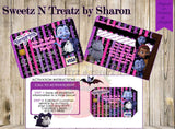 VAMPIRINA Credit Card Invites Custom Favorz by Sharon